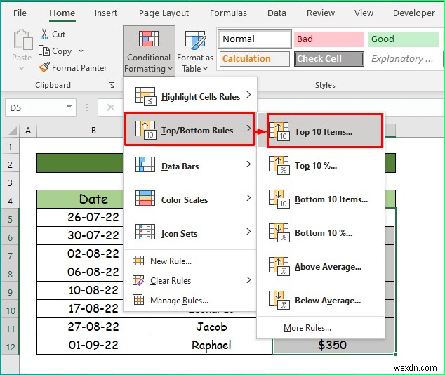 How to Apply Different Types of Conditional Formatting in Excel