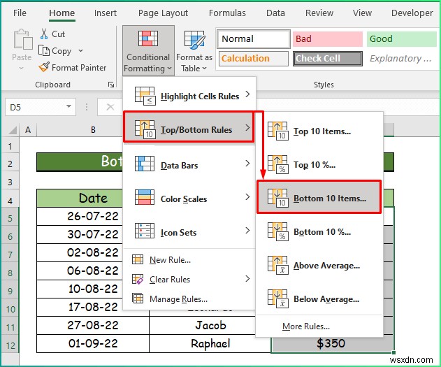How to Apply Different Types of Conditional Formatting in Excel