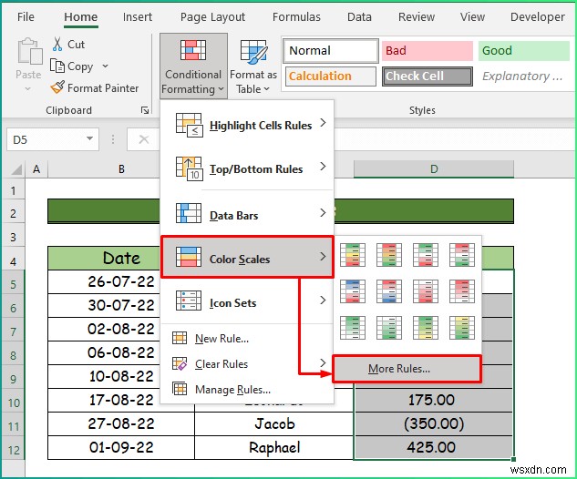 How to Apply Different Types of Conditional Formatting in Excel