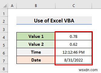 How to Auto Update with Interval 5 Seconds in Excel