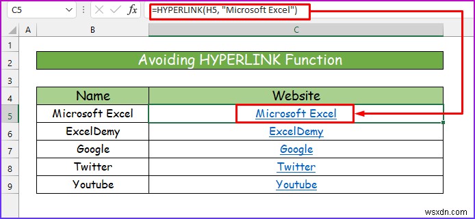 [Solved]: Remove Hyperlink Not Showing in Excel (2 Solutions)