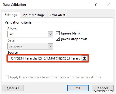 How to Create a Hierarchy of the State City and Zip Code in Excel