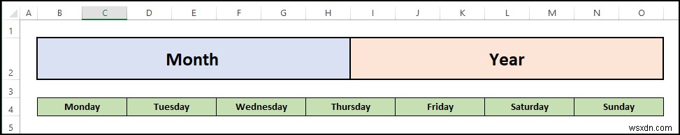 How to Make a Blank Calendar in Excel (Download Free Template)