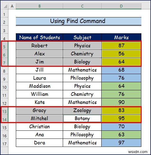 How to Filter by Cell Color in Excel (2 Easy Ways)