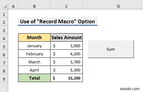 How to Create Button Without Macro in Excel (3 Easy Ways)