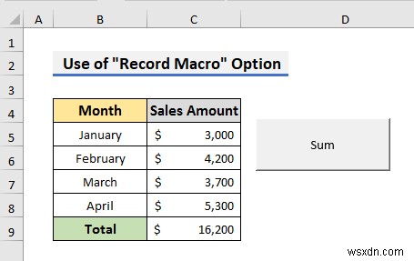How to Create Button Without Macro in Excel (3 Easy Ways)