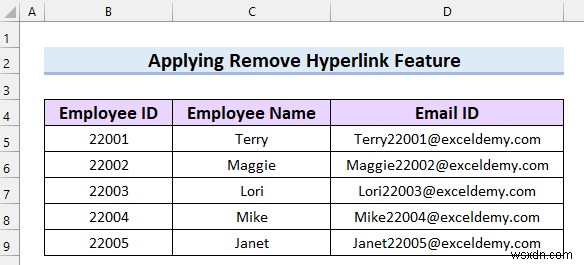 How to Remove Email Link in Excel (7 Quick Ways)