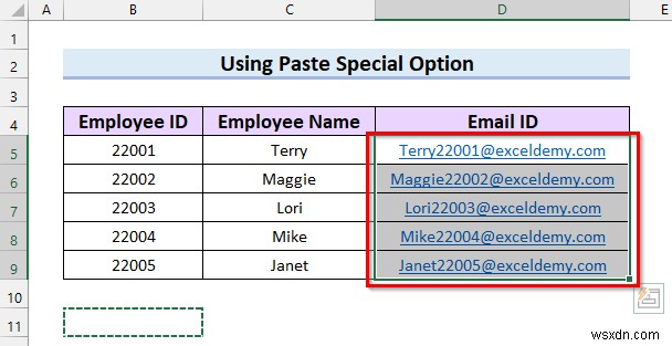 How to Remove Email Link in Excel (7 Quick Ways)