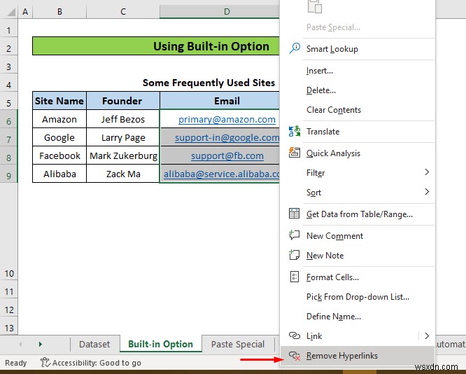 How to Remove All Hyperlinks in Excel (5 Methods)