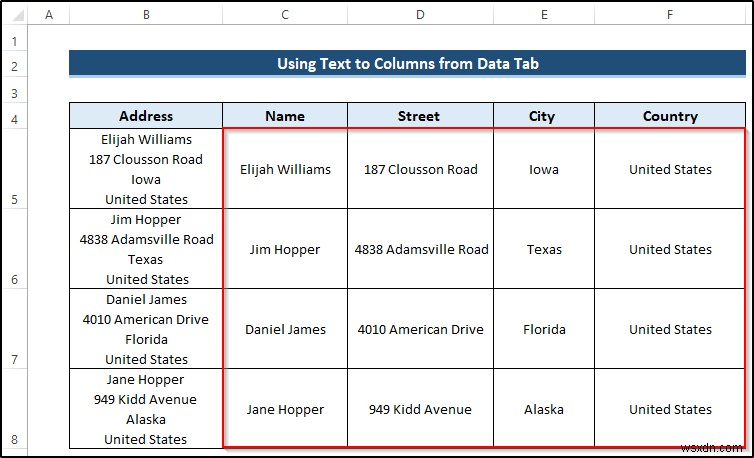 How to Use Line Break as Delimiter in Excel Text to Columns