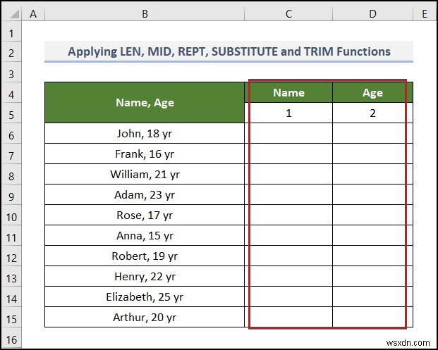 How to Convert Text to Columns Without Overwriting in Excel