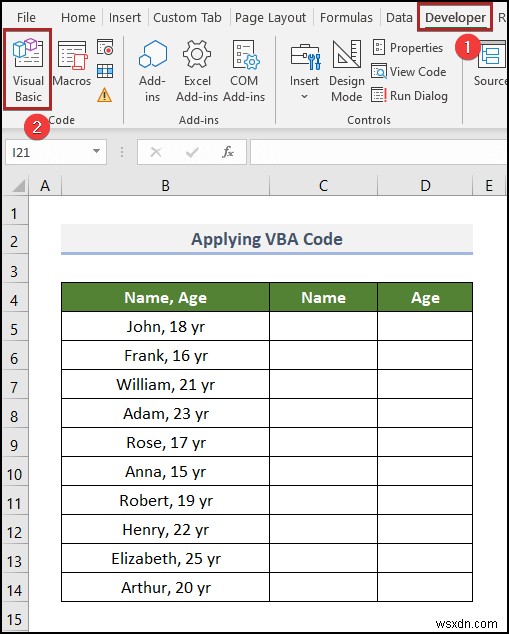 How to Convert Text to Columns Without Overwriting in Excel