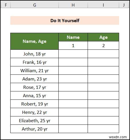 How to Convert Text to Columns Without Overwriting in Excel