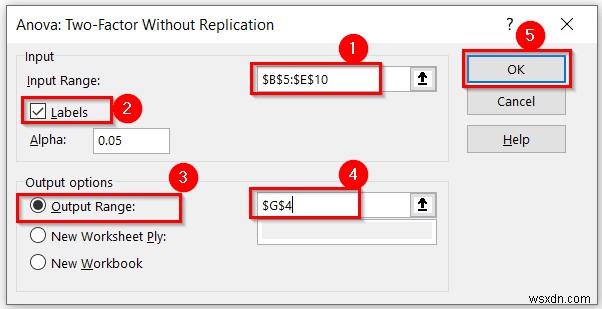 Randomized Block Design ANOVA in Excel (with Easy Steps)