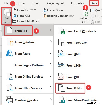 Merge CSV Files into Multiple Sheets in Excel (with Easy Steps)