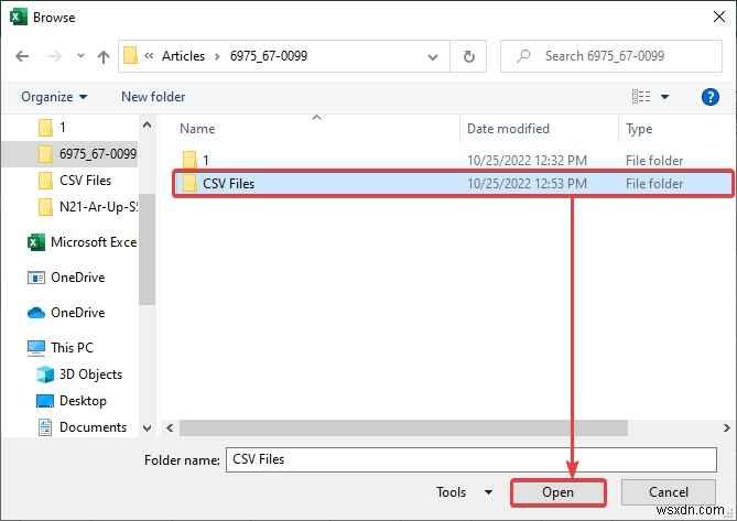 Merge CSV Files into Multiple Sheets in Excel (with Easy Steps)
