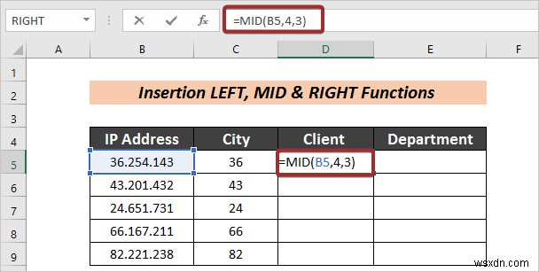 How to Split Text to Columns Automatically with Formula in Excel
