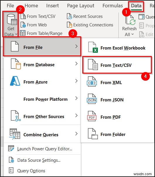 How to Open Large CSV Files in Excel (2 Easy Methods)