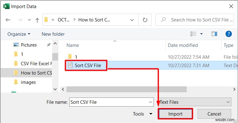 How to Sort CSV File in Excel (2 Quick Methods)