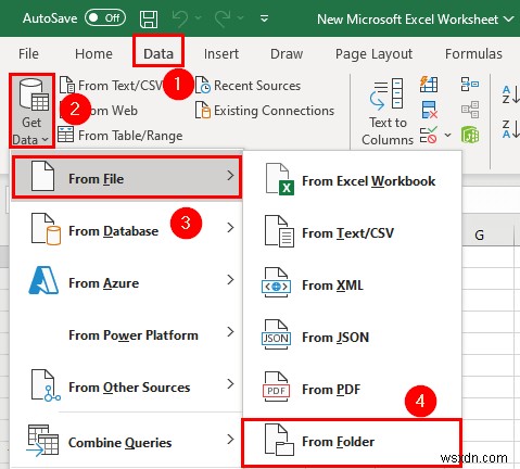 How to Merge Multiple CSV Files into One Workbook in Excel