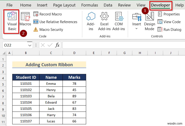 How to Add Custom Ribbon Using XML in Excel