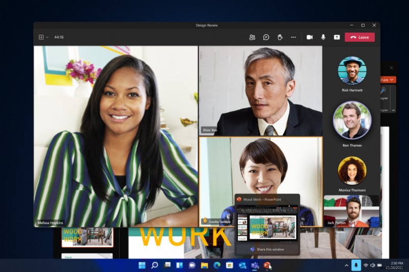 Microsoft Teams to be directly integrated into Windows 11