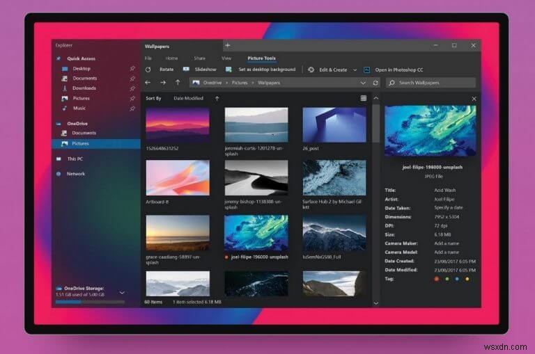 Microsofts long awaited File Explorer upgrade makes a brief appearance