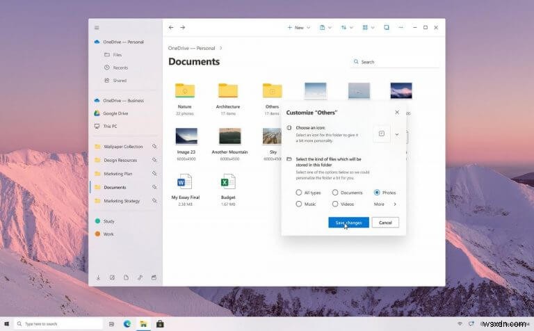 Microsofts long awaited File Explorer upgrade makes a brief appearance