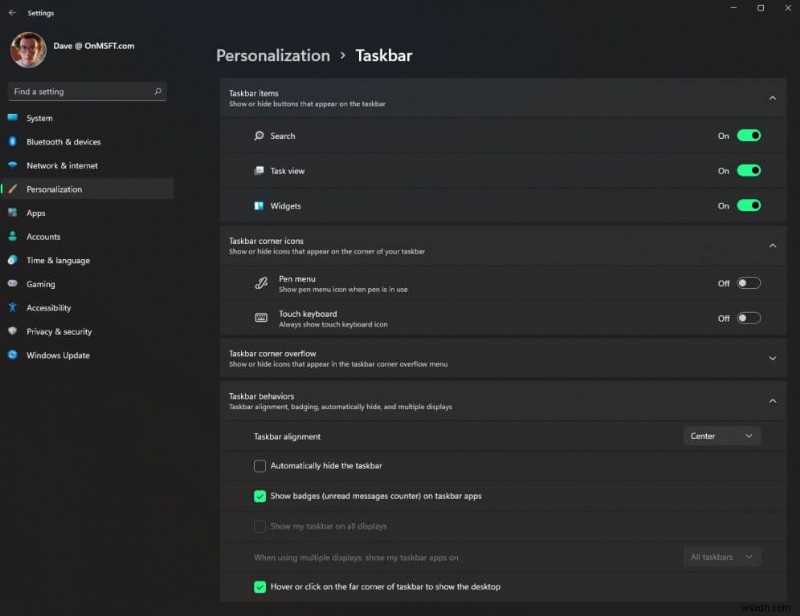 How to change your taskbar, notification center, and quick settings like a pro on Windows 11