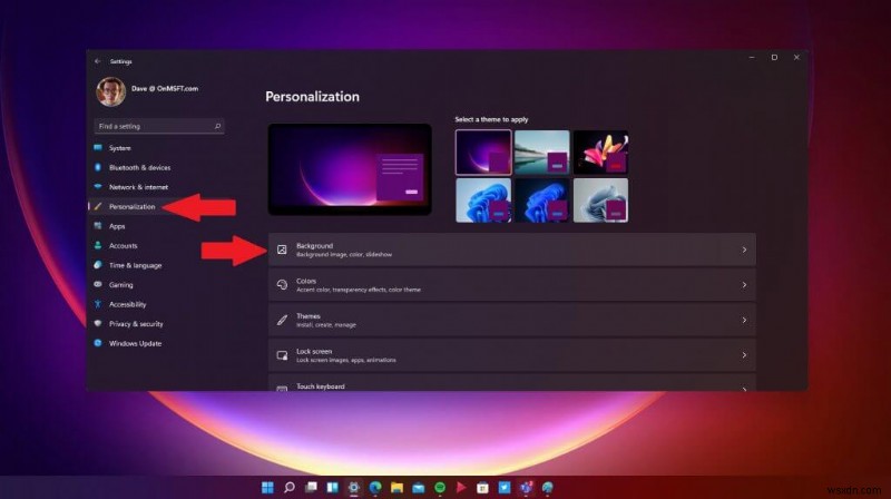 How to change your background and make your desktop look positively unique on Windows 11