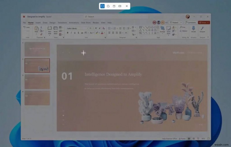 Panos Panay gives a first look at the new Windows 11 Snipping Tool