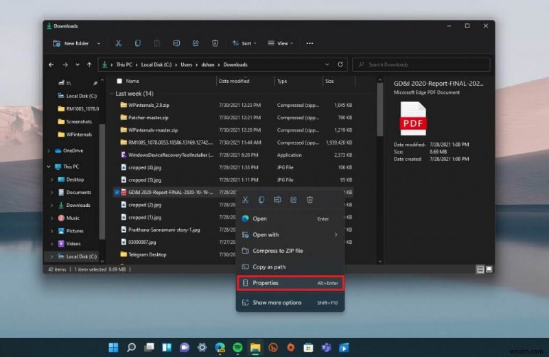 How to password protect a file or folder on Windows 11