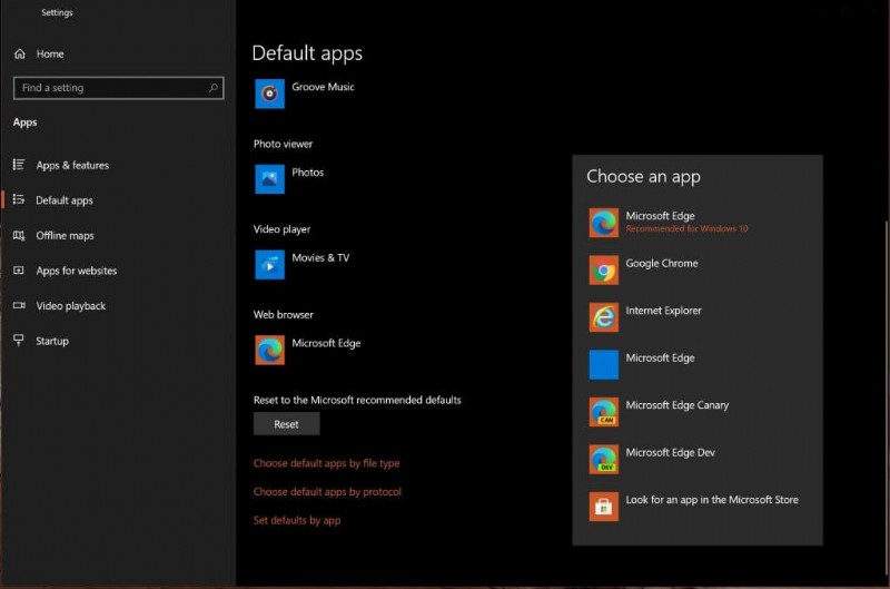 How to change the default web browser in Windows 11