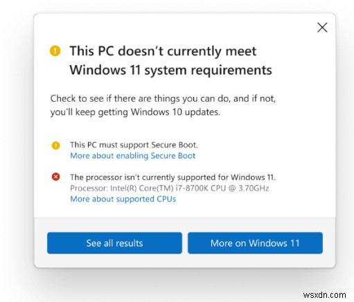 Microsoft updates Windows 11 minimum specs, confirms upgrade will be possible on unsupported PCs