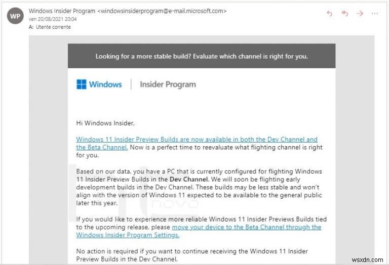 PSA: Future Windows 11 Dev channel flights will be early development builds”