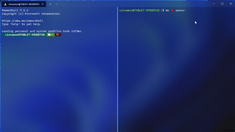 Windows Terminal 1.11 is now available with Pane updates and other UI improvements