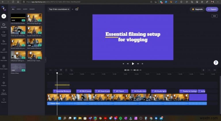 Being creative using Windows: Clipchamp Review