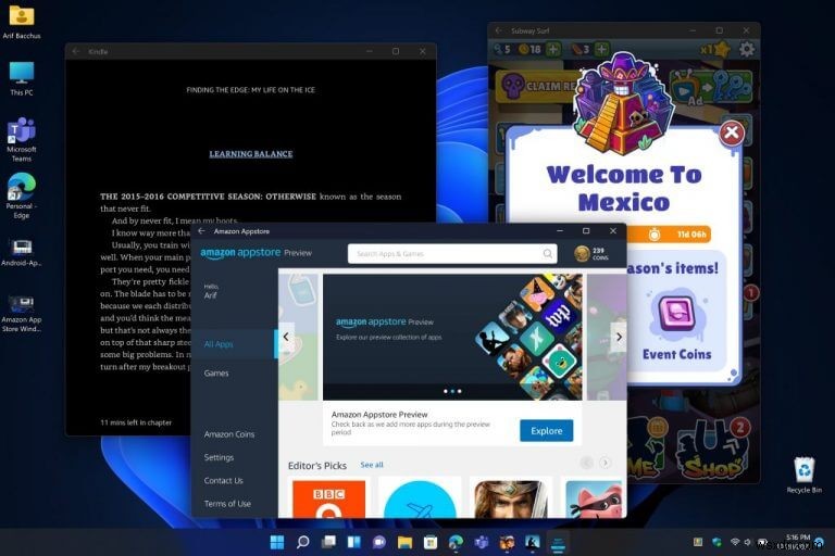 How to run Android apps in Windows 11 via the Amazon App Store (Hands-on video)