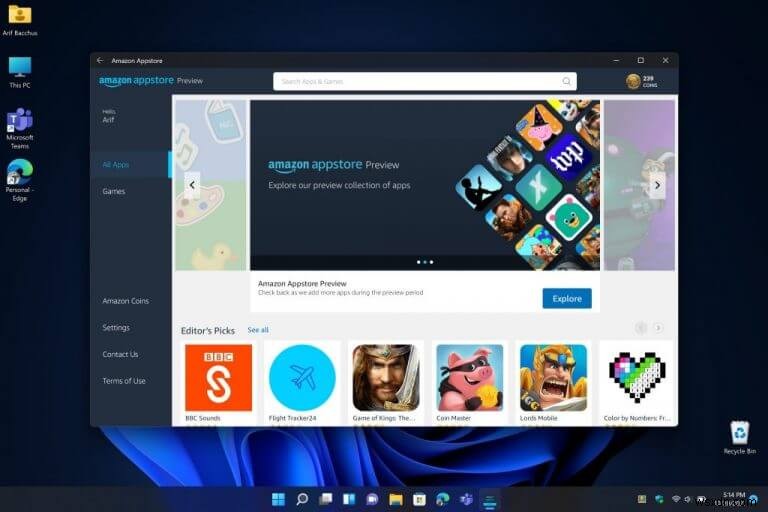 How to run Android apps in Windows 11 via the Amazon App Store (Hands-on video)