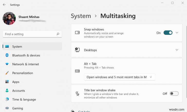 How to set up Snap in Windows 11