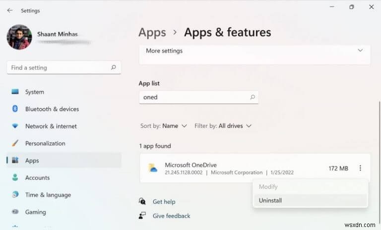 How to remove OneDrive from file explorer in Windows 10 or Windows 11