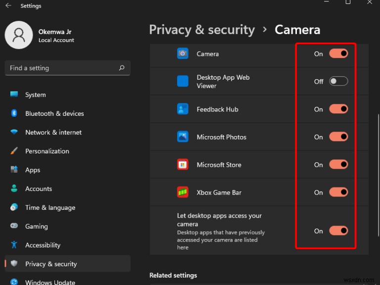 How to see what apps are using your Microphone, Location or Camera on Windows 11