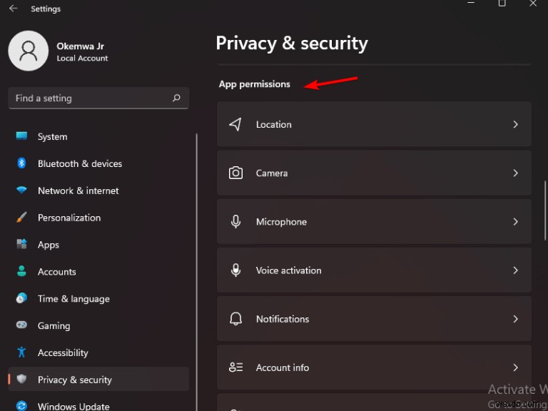 How to see what apps are using your Microphone, Location or Camera on Windows 11