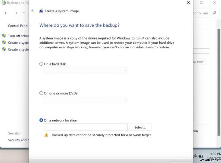 How to backup and restore Windows 11 through System Image backup