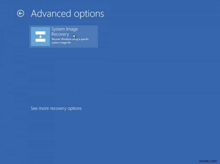 How to backup and restore Windows 11 through System Image backup
