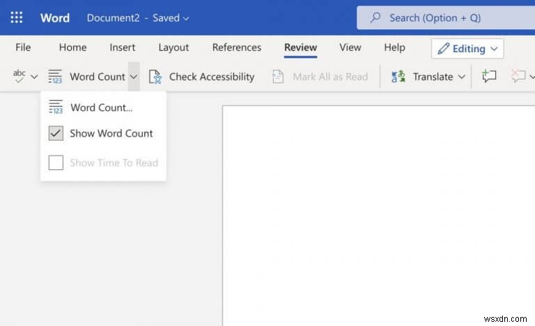 How to check the word count in Microsoft Word