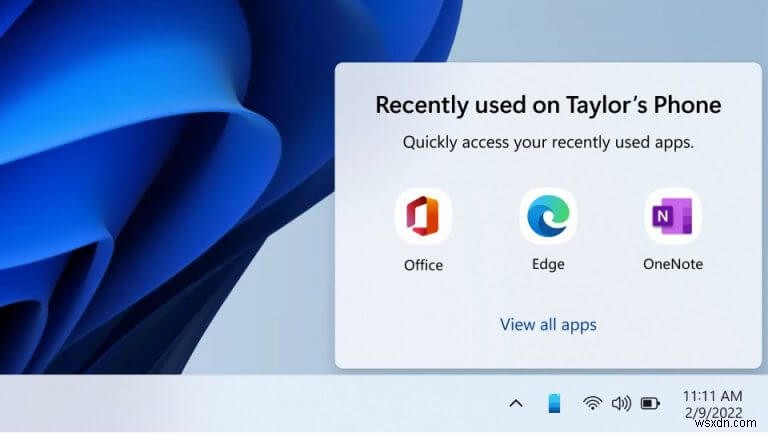 New Your Phone feature to show recently opened Android apps on your Windows 11 Taskbar