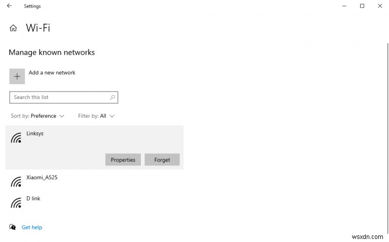How to forget a network in Windows 10 or Windows 11