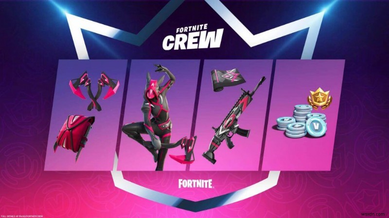 Fortnites Crew Pack for April has been revealed ahead of release