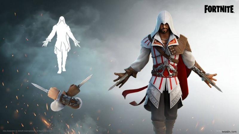 Assassins Creeds Ezio and Eivor are now live in Fortnite